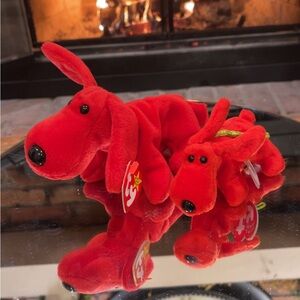 ‘96 - Ty Rover Beanie Baby & Jingle Baby